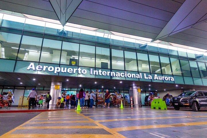 Transport privé de Aéroport Aurora à ANTIGUA Guatemala