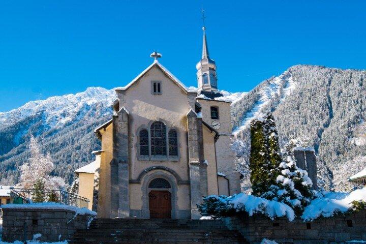 Chamonix Self Guided Walking Tour com um aplicativo