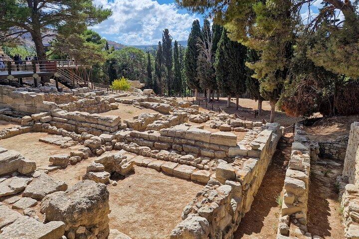 Visite privée de Knossos, musée archéologique et ville d'Héraklion