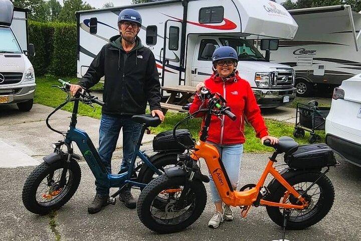 Noleggio E-Bike Vancouver - BC Place Downtown Seawall Pista ciclabile