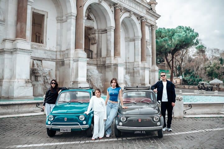 Rome Fiat 500 Tour With Photoshoot Option