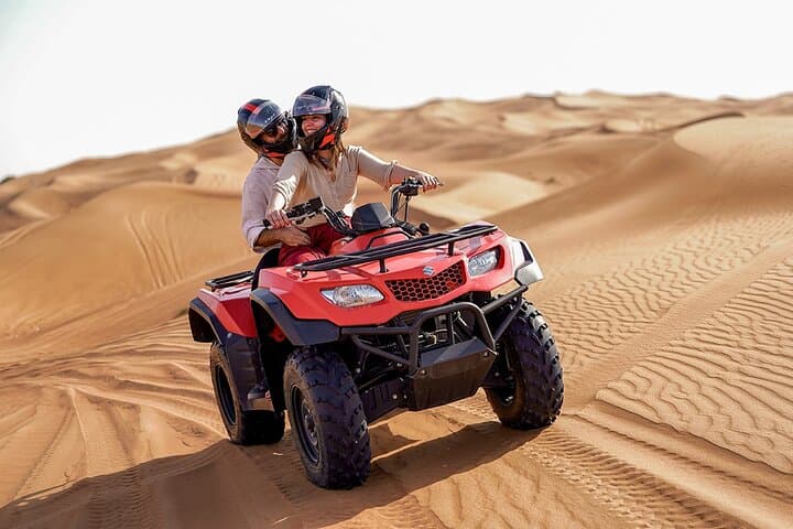 Dubai: Jeep Desert Safari, Camel Ride, and Quad Bike Tour