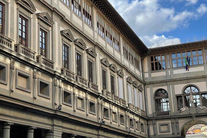 Privat rundvisning af Uffizi Gallery mesterværker i Firenze