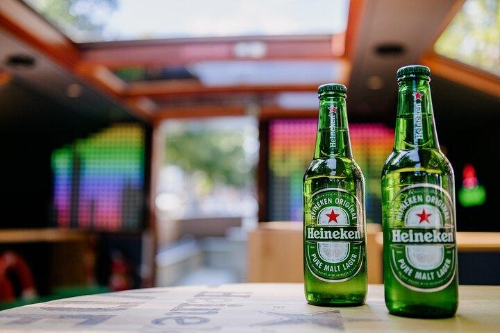 Amsterdam: Heineken Canal Cruise + Drinks & Live Guide