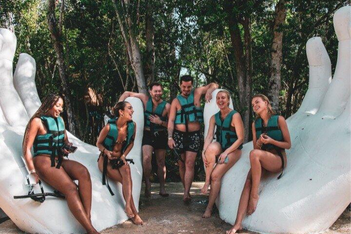 Tour de medio día por los cenotes con recogida en la Riviera Maya