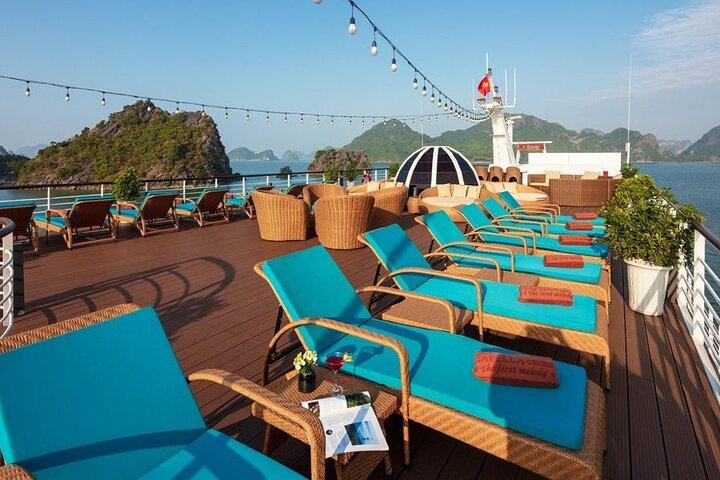 Luxo 5 Estrelas Cruzeiro de 3 Dias e 2 Noites em Ha Long e Lan Ha Bay