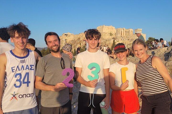 Visite guidée interactive en famille et jeu Acropolis & Parthenon