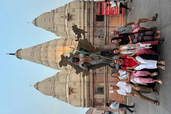 Varanasi-templer og bysightseeing-vandretur