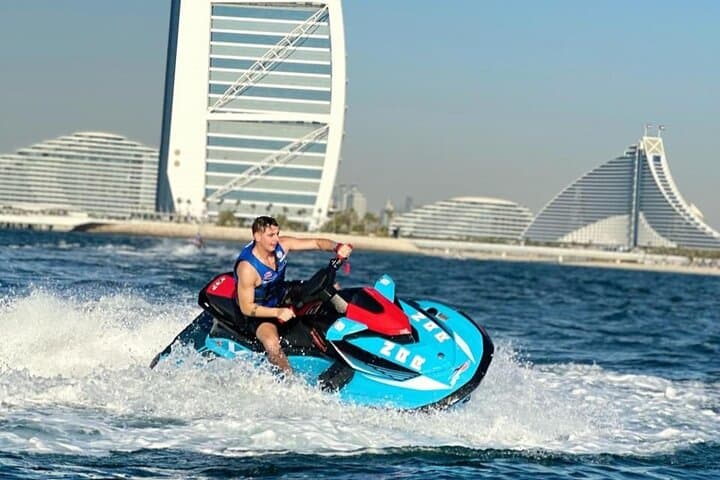 Dubai JetSki Tour Burj Al Arab30min.Free Photo,Video,Coffe,Kayak!