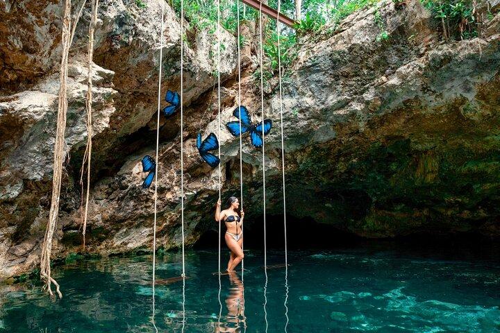 Tour naar Coba Tulum en Cenote met buffet uit Tulum
