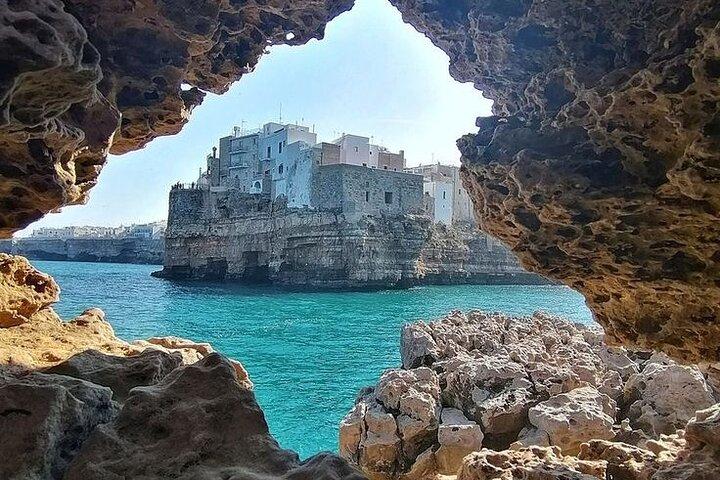 Von Bari: Freizeit und Bootstour zu den Höhlen von Polignano
