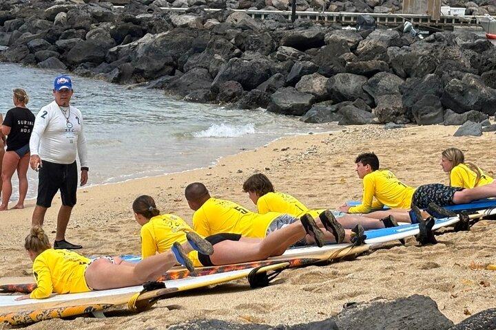 60 a 90 minutos Open Book Lesson de Surf com Guia Certificado