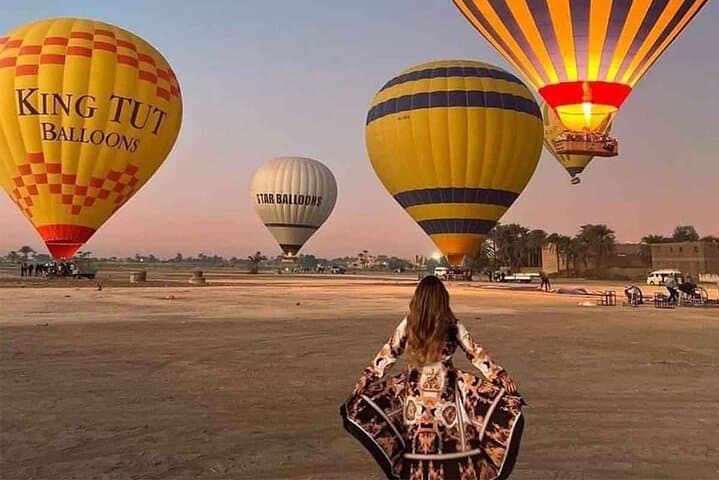 Sunrise Hot Air Balloon Ride Over Luxor