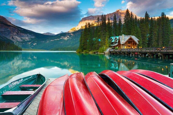 Emerald Lake , Moraine Lake, Lake Louise, Stati Uniti d'America