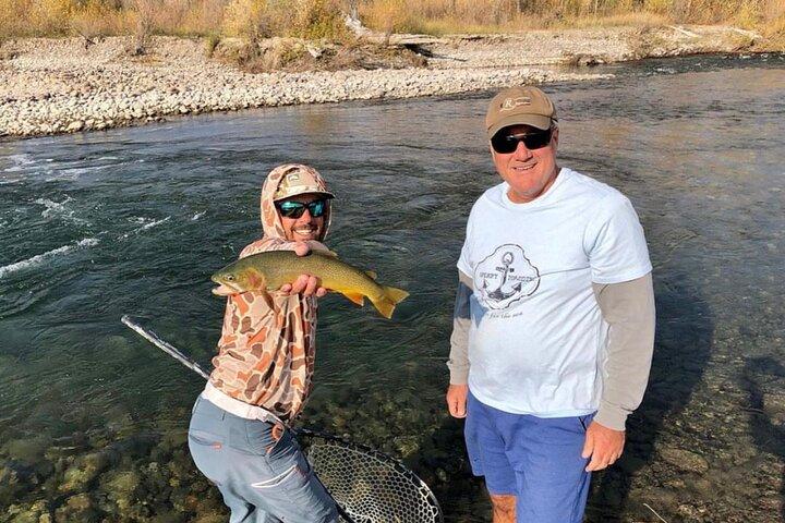 Dia inteiro guiado Private Walk Wade Pesca de mosca em Jackson Hole