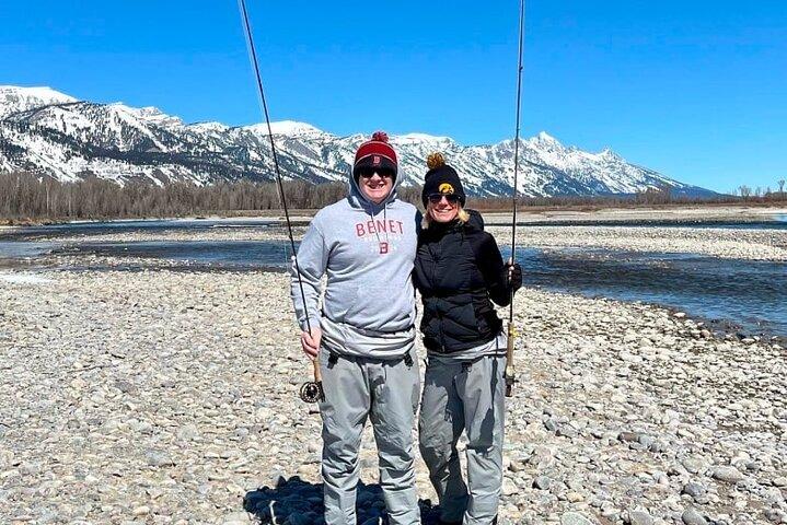 Dia inteiro guiado Private Walk Wade Pesca de mosca em Jackson Hole