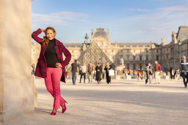 Paris : Photoshoot premium autour du Louvre