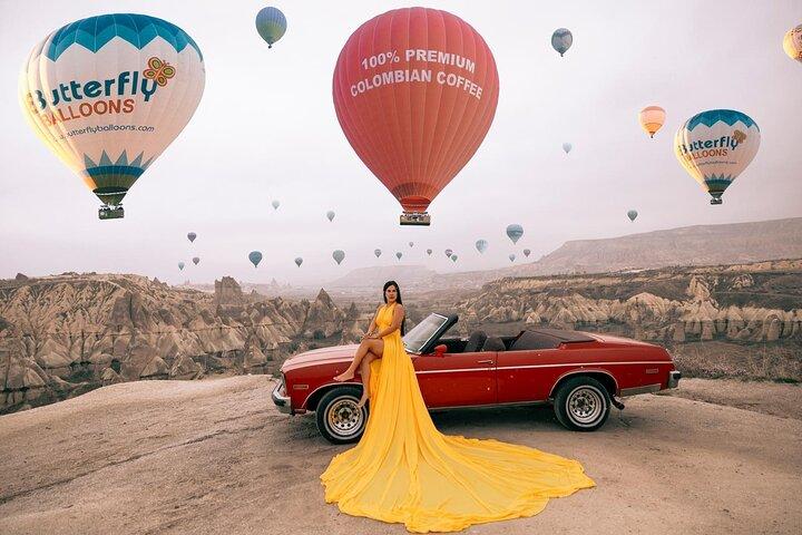 Lever et coucher de soleil Cappadoce Classic Car