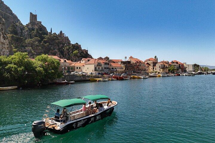 Omiš Glass-Bottom Boat Tour on Cetina River Canyon