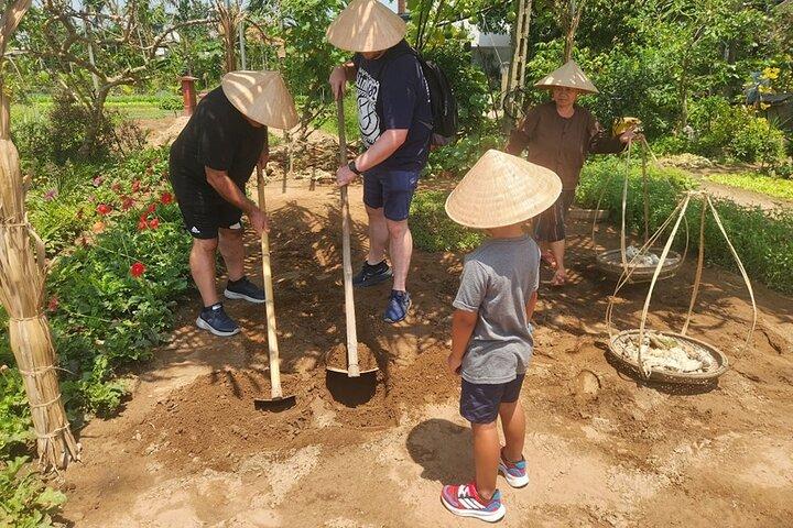 Hoi An Countryside Tour: Basket Boat, Buffalo Ride, Farming & Lantern Making Class