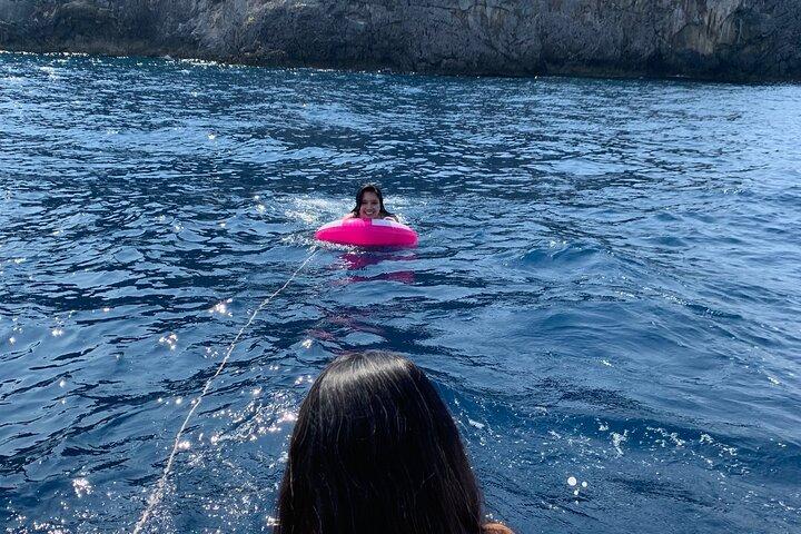 Excursão privada de meio dia na Costa Amalfi com natação e paradas panorâmicas