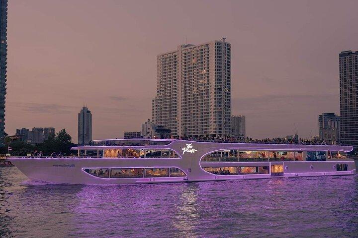 バンコクの夜景を眺めながらロマンチックな夕日ザ・プラネットクルーズ