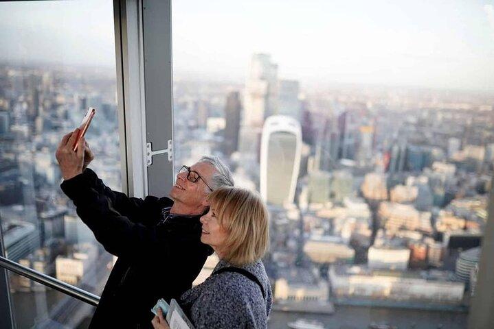 Utsikten från Shard med River Thames Cruise Tour Experience