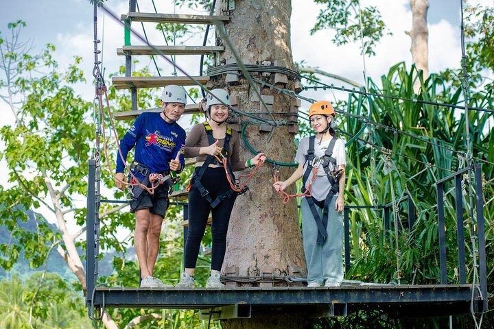 Expérience ultime de tyrolienne de Koh Samui