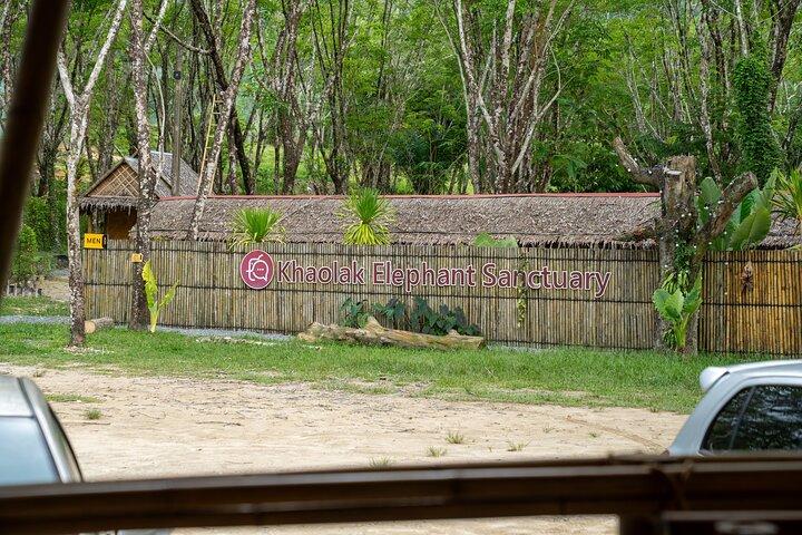 1-times guidet Khaolak Elephant Sanctuary Observation Tour
