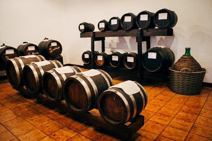 A única sala de barril de vinagre balsâmico em Modena City Center