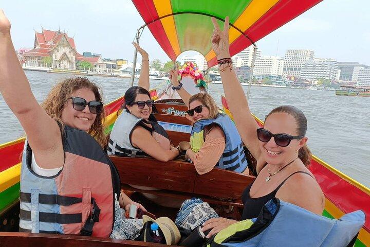 2 Hours Bangkok Canals, Wat Paknam, Wat Arun Temple