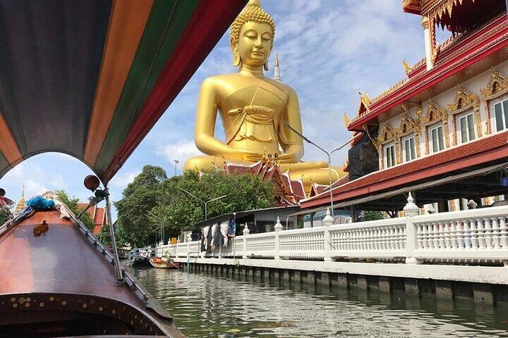 2 Hours Bangkok Canals, Wat Paknam, Wat Arun Temple