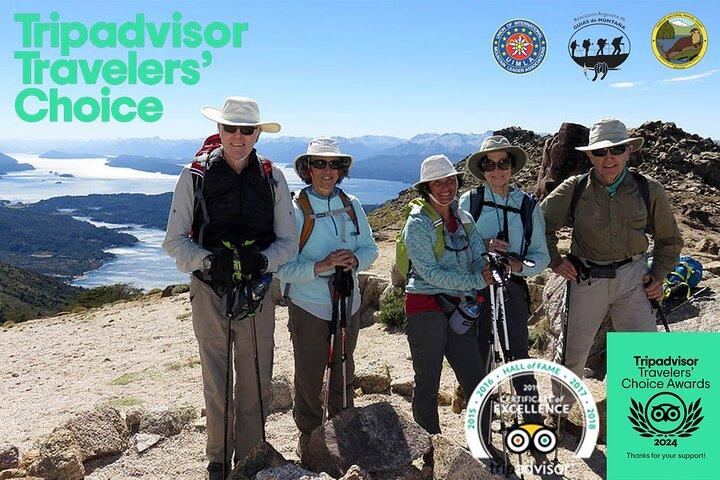 Trekkingtag in den Bergen bei Bariloche
