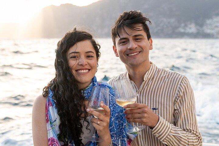 Private Boat Tour at Sunset Along the Amalfi Coast