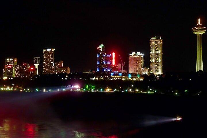 Fireworks and Falls Glow Canada Walking Tour and Skylon Tower