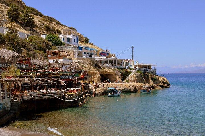 Tagesausflug nach Matala und Komos Strand