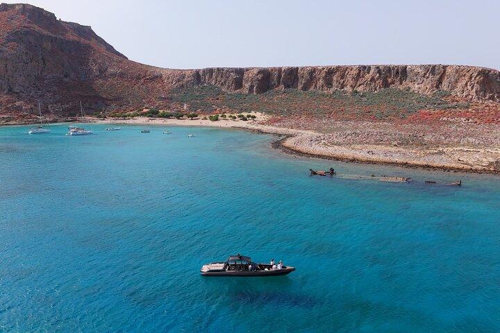 Von Kissamos Balos und Gramvousa Schnellbootfahrt mit Getränken