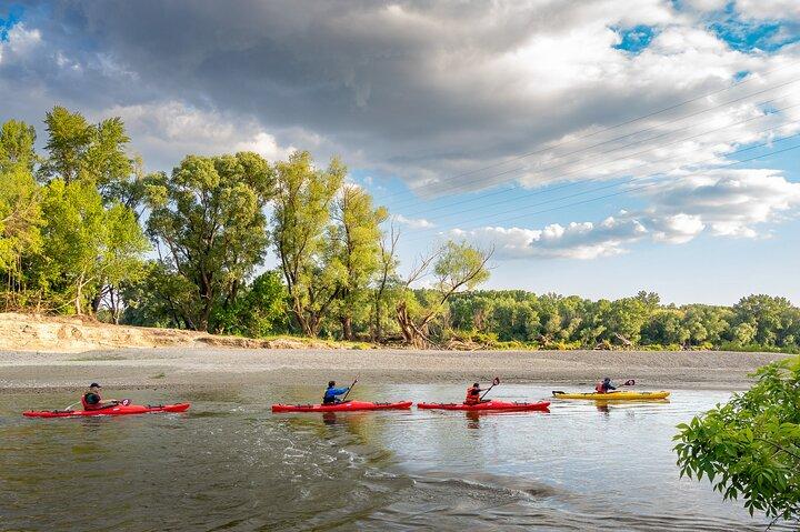 Pagaiare sul ramo del Danubio a Bratislava