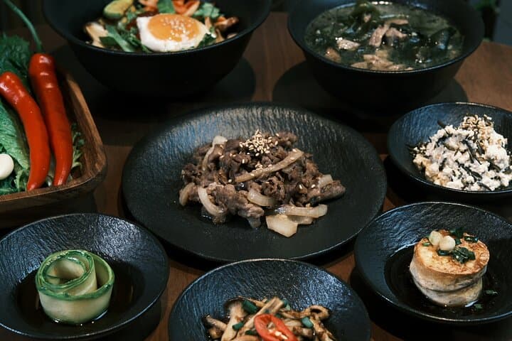 Korean Cooking Class Full Meal with BBQ on an All in One Table