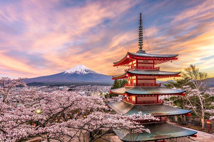 東京から富士山河口湖と山中湖温泉ツアー
