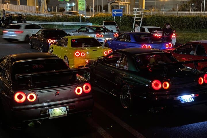 【R34】Daikoku PA Carmeet tour Tokyo Drift Vibes GTR/Supra/ R35 etc