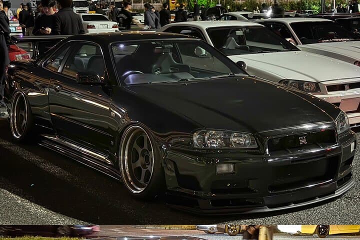 【R34】Daikoku PA Carmeet tour Tokyo Drift Vibes GTR/Supra/ R35 etc