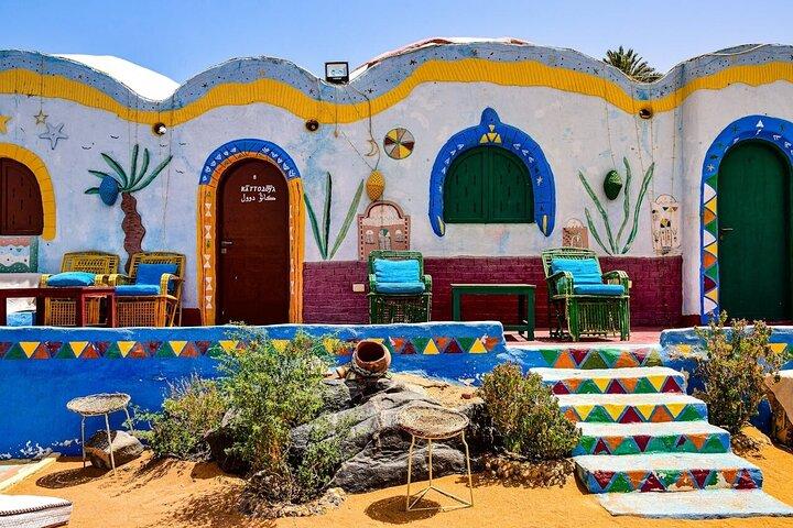 Tour privado em Aswan: Felucca e aldeia nubiana