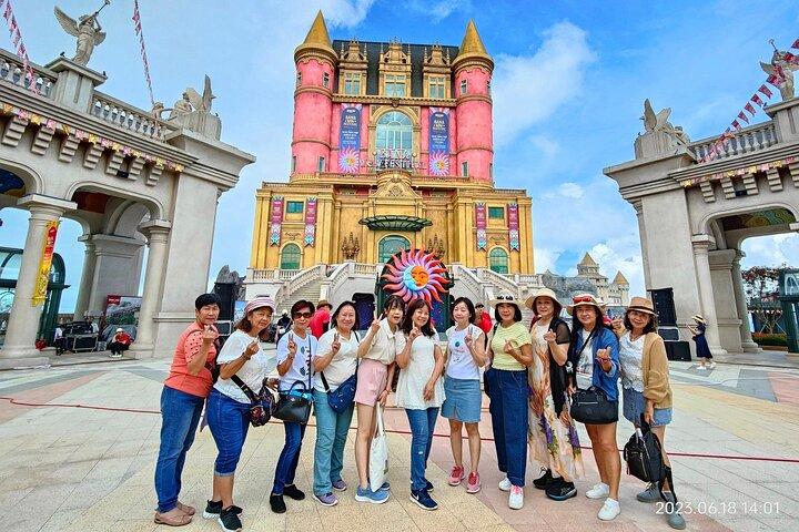 Tour all'alba presto a Ba Na Hills e Golden Bridge da Da Nang
