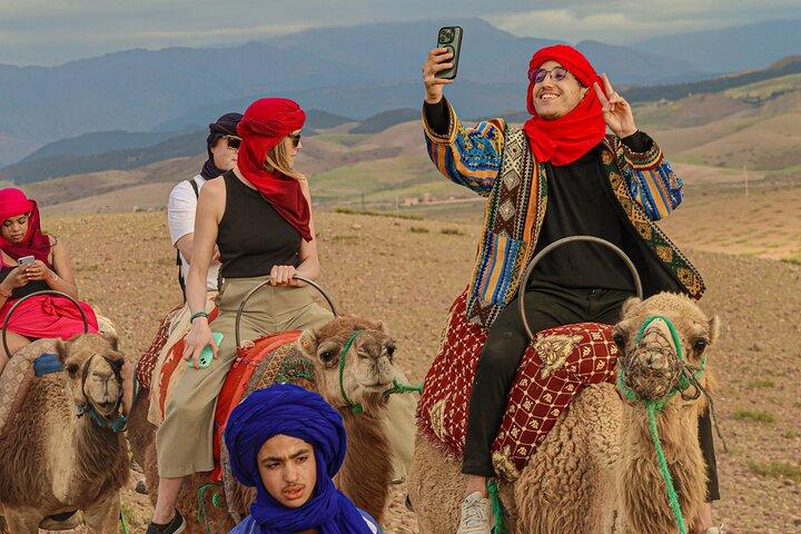 Agafay Desert at Sunset: Quad, Camel, Pool & Moroccan Dinner Show