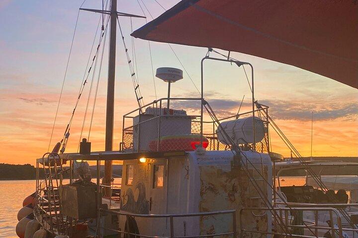 Evening Boat Trip: Punat to Krk City + 2 Hours Free Time