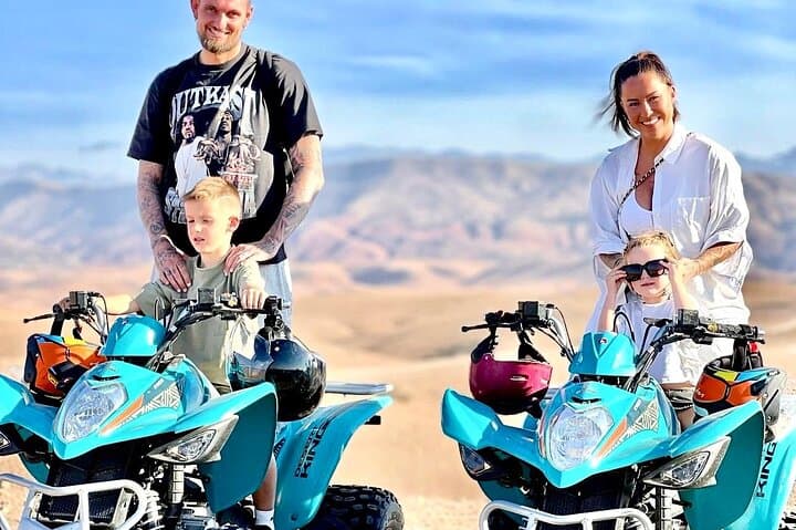 Marrakech Agafay Desert Quads&ATVs & Camel ride & Dinner shows
