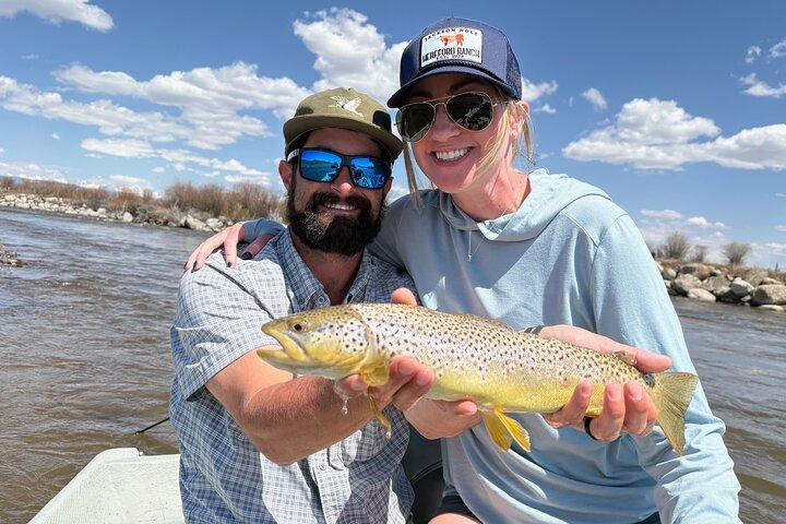 Excursión guiada de día completo de pesca con mosca desde Jackson Hole