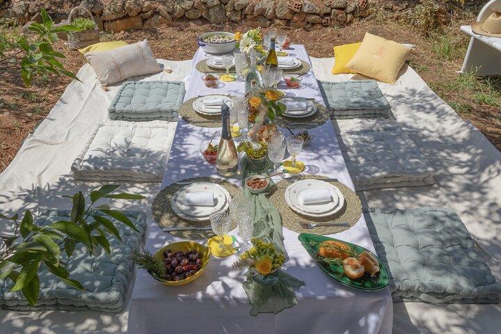 Sicilian Picnic em uma casa de campo