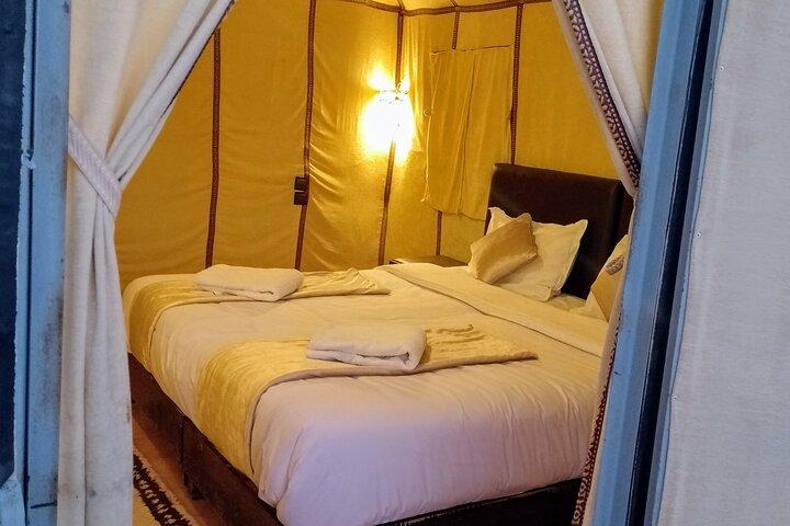 Merzouga Desert Experience Camel Ride Tienda y baño privados